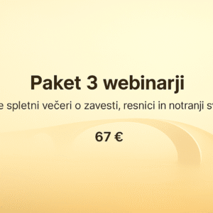 paket: knjiga + 3 webinarji